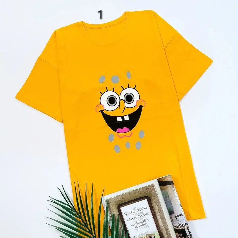تیشرت لانگ باب اسفنجی