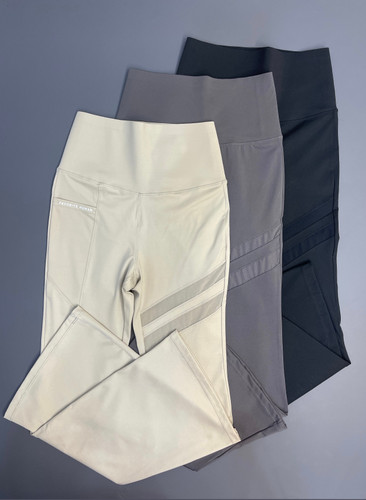 لگ ورزشی زنانه مدل فلامنت بوتکات جیبدار بغل نواری وارداتی کد 0134