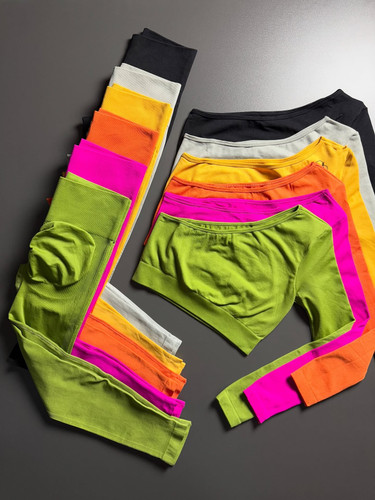 ست کراپ و لگ ورزشی زنانه مدل سیملس رومی کد 0561