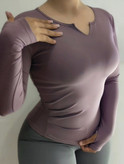 تیشرت ورزشی زنانه مدل فلامنت یقه هفتی بغل چین دار کد 0724