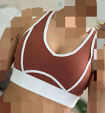 نیمتنه ی ورزشی زنانه مدل اسلیم افکت نوار دوزی شده برند cocogym کد 0246