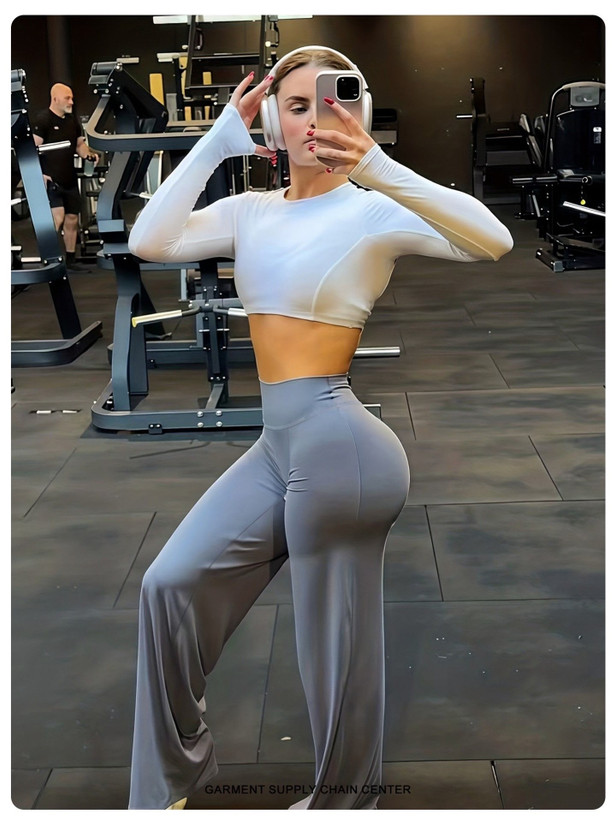 لگ وارداتی زنانه مدل اسلیم افکت فول بگ لولولمن Lululemon کد 0150